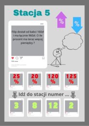 Procenty - stacje zadaniowe