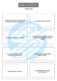 Kajko i Kokosz – Karty z Pytaniami i Odpowiedziami | Świetna Pomoc Edukacyjna do Lektury