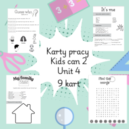 Karty pracy Kids can 2 unit 4 - wygląd