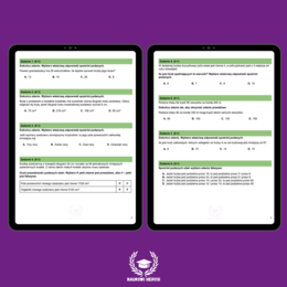 Autorski zbiór arkuszy do E8 - Matematyka