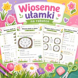 Wiosenne ułamki na rabatce