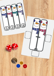 Karty pracy do E-booka na styczeń - ,,Bałwanek"