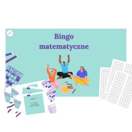 Bingo matematyczne dla kl. 7 i 8. Idealne na lekcję matematyki z okazji Dnia Dziecka.