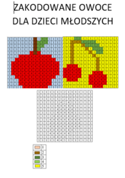 Zakodowane owoce dla dzieci młodszych