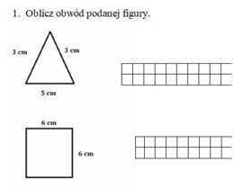 Obwody figur geometrycznych