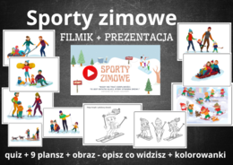 Sporty zimowe - filmik + prezentacja