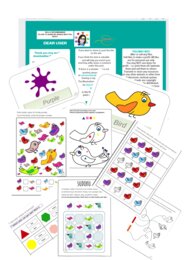 2 Llittle dicky birds... Rymowanka dziecięca Zadania do piosenek UTRWALENIE KOLORÓW