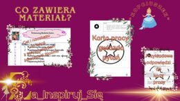 Baśnie: "Kopciuszek", "Bajka o rybaku i rybce", "Królowa pszczół", cechy baśni - karty pracy, scenariusz lekcji, zadania