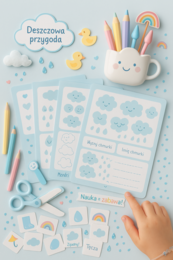 Karta pracy "Deszczowa przygoda"