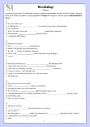 MINIDIALOGI W JĘZYKU ANGIELSKIM (ZAD.6) EGZAMIN ÓSMOKLASISTY