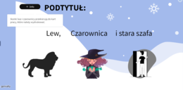 Opowieści z Narnii - cykl lekcji