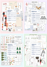 Grudniowe aktywności – 4 tygodnie zabawy i świątecznej magii! ponad 80 stron kart dla przedszkola i szkoły!