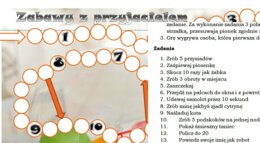 "Gry i zabawy z przyjacielem" - gra planszowa dla klasy 1