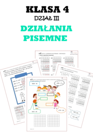 Dział III: Działania pisemne