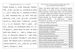 Wiosenne karty pracy (klasa 3) - edukacja polonistyczna