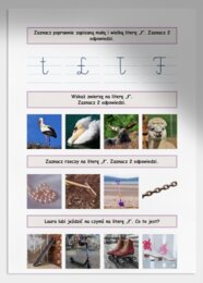 Ł i ł. Karta pracy. Sprawdzian