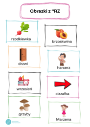 Lapbook ortograficzy- wyrazy z rz, ż.