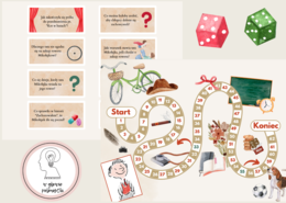 "Mikołajek" lekturowa gra planszowa