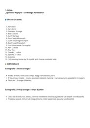 PAKIET 3 SCENARIUSZY NA JASEŁKA 🎄(klasy 4-8)