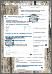 CHALLENGING RACISM IN POLAND – język angielski KARTA PRACY B2/C1