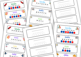 Samogłoski i spółgłoski- wklejki do zeszytu i ćwiczenia