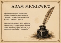 NARODOWE CZYTANIE  2026 - Adam Mickiewicz - ZESTAW MATERIAŁÓW