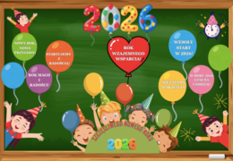 Noworoczna ekspresowa gazetka🎉 30 stron do druku| Plakat 4 x A4| Grafiki łatwe do wycięcia+ grafika- niespodzianka!