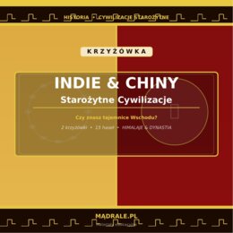 KRZYŻÓWKA "INDIE I CHINY" KARTA PRACY + KLUCZ ODPOWIEDZI