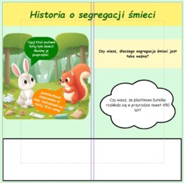 Historyjki obrazkowe. Zasady dbania o przyrodę.
