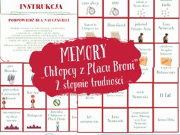 ,,Chłopcy z Placu Broni"- MEMORY