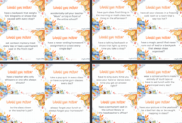 Back to school Would you rather?