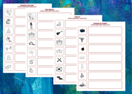 LEKTURY klasa 7 i 8 – ikonki – powtórzenie - 12 kart pracy