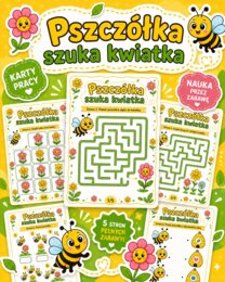 Pszczółka szuka kwiatka