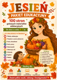 Jesień – pakiet edukacyjny (100 stron)