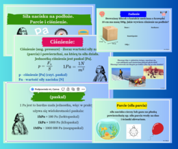 Ciśnienie. Siła nacisku. Prezentacja multimedialna. Fizyka. Gotowa lekcja. Fizunia. Mrs_Physics