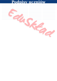 Obowiązki ucznia – plakat do druku + strona na podpisy