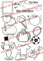 🎨 My Favourite – rysowany materiał edukacyjny na start!