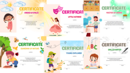 Certificates for Kids/Dyplomy dla dzieci w języku angielskim