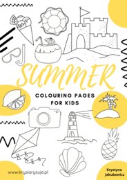 Kolorowanka. Lato. Summer Colouring Pages for Kids