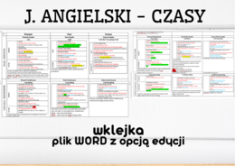 J. angielski - Czasy - wklejka plik WORD z opcją edycji
