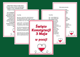 ŚWIĘTO KONSTYTUCJI 3 MAJA W POEZJI - konstytucja – biblioteka – świetlica – WIERSZE – GAZETKA – wersja 1