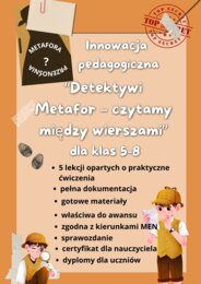 Detektywi Metafor - innowacja z języka polskiego dla klas 5-8
