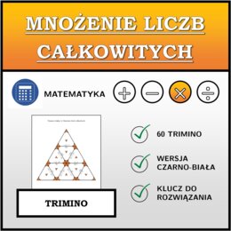 Trimino - Mnożenie liczb całkowitych | matematyka