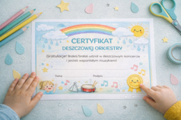 Deszczowy koncert – zajęcia muzyczne