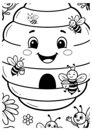 DZIEŃ PSZCZÓŁ - kolorowanka