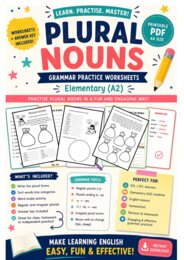 Plural Nouns Worksheet A2