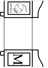 Wklejki do zeszytu - litery