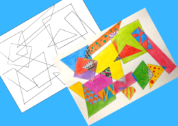 Dzień Kropki - Trójkąty i Czworokąty - Math and Art Projekt dla każdej grupy wiekowej