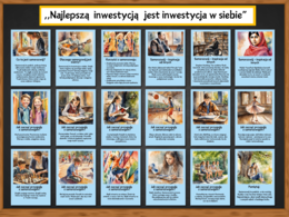 ,,Najlepszą inwestycją jest inwestycja w siebie" - gazetka o SAMOROZWOJU UCZNIÓW