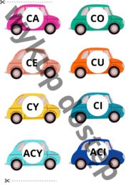 SYLABKI DO ĆWICZEŃ GŁOSKI `C`_ AUTA